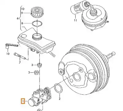 Автозапчасти б/у ТОРМОЗНОЙ НАСОС за AUDI A4 B7 (8EC)  ссылки OEM IAM 8E0611021  