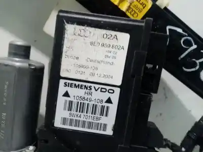 Автозапчасти б/у задний правый стеклорегулятор за audi a4 b7 (8ec) 2.5 tdi ссылки oem iam 8e0839462b 5wk47011ebf 8e0959802a