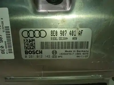 Автозапчасти б/у блок управления двигателем за audi a4 b7 (8ec) 2.5 tdi ссылки oem iam 8e0907401af  0281012142