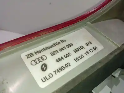 Автозапчасти б/у внутренний правый задний фонарь за audi a4 b7 (8ec) 2.5 tdi ссылки oem iam 8e5945094a  