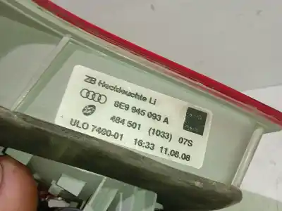 Автозапчасти б/у внутренний левый задний фонарь за audi a4 b7 (8ec) 2.5 tdi ссылки oem iam 8e5945093a  