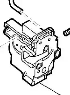 Tweedehands auto-onderdeel achter links deurslot voor fiat panda ii (169) 1.3 d multijet oem iam-referenties 51917898