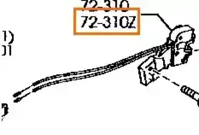 Second-hand car spare part rear right door lock for mazda 6 hatchback (gg) 2.0 (gges) oem iam references gj6a72310g  