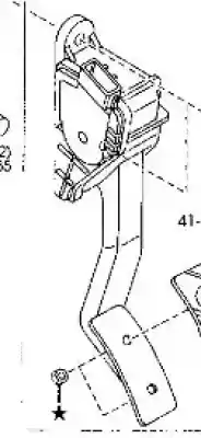 Pezzo di ricambio per auto di seconda mano pedale dell acceleratore per mazda 6 hatchback (gg) 2.0 (gges) riferimenti oem iam gr1a41600a  