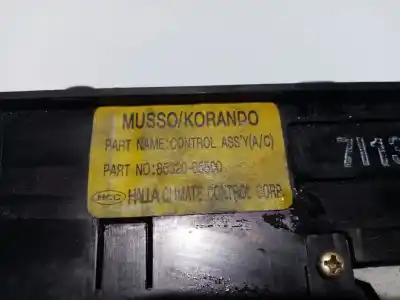 Автозапчастина б/у контроль опалення / кондиціонації для ssangyong korando 2.9 turbodiesel cat посилання на oem iam 8532005500  