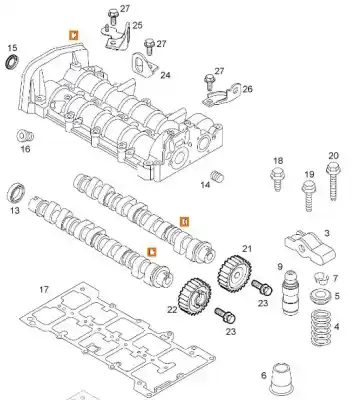 Peça sobressalente para automóvel em segunda mão cabeça do cilindro por opel vectra c (z02) 1.9 cdti (f69) referências oem iam 5607154  5607162