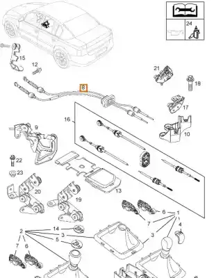 Автозапчасти б/у распределение коробки передач за opel vectra c (z02) 1.9 cdti (f69) ссылки oem iam 55352866
