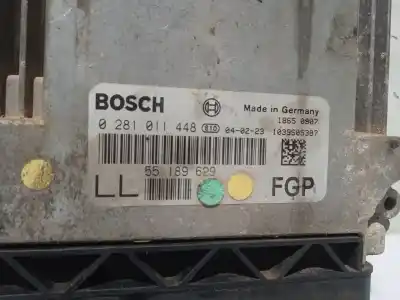 Second-hand car spare part ecu engine control for opel vectra c (z02) 1.9 cdti (f69) oem iam references 55189629 0281011448 13165349