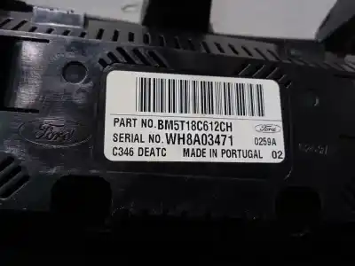 Second-hand car spare part climate control for ford focus iii 1.6 ti oem iam references bm5t18c612ch  