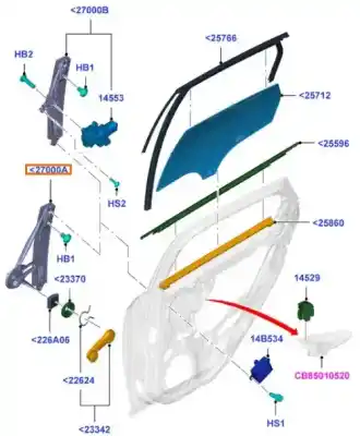 Peça sobressalente para automóvel em segunda mão elevador de vidros traseiro direito por ford focus iii 1.6 ti referências oem iam 1769157