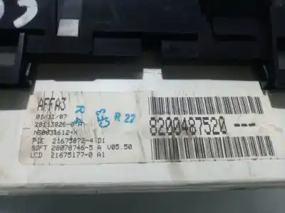Pezzo di ricambio per auto di seconda mano pannello degli strumenti per renault twingo ii (cn0_) 1.5 dci (cn0e) riferimenti oem iam 8200536579 8200725331 a2c53220522