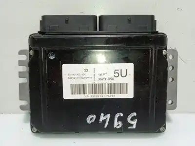 Peça sobressalente para automóvel em segunda mão centralina de motor uce por daewoo matiz (m100, m150) 0.8 referências oem iam 96291050