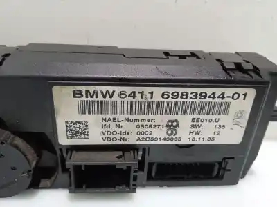 Peça sobressalente para automóvel em segunda mão comando de sofagem (chauffage / ar condicionado) por bmw 3 (e90) 320 d referências oem iam 64116983944 a2c53143035 6411698394401