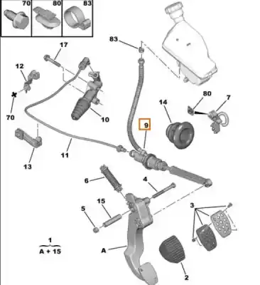 Автозапчастина б/у  для PEUGEOT 208 I (CA_, CC_)  Посилання на OEM IAM 2182H3  