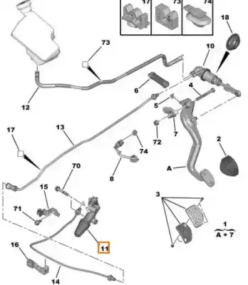Автозапчастина б/у  для PEUGEOT 208 I (CA_, CC_)  Посилання на OEM IAM 2182H3  
