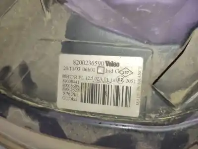 Автозапчастина б/у ліва фара для renault kangoo 4x4 authentique (kc0s/v) посилання на oem iam 8200236590   Автозапчастина б/у ліва фара для renault kangoo 4x4 authentique (kc0s/v) посилання на oem iam 8200236590