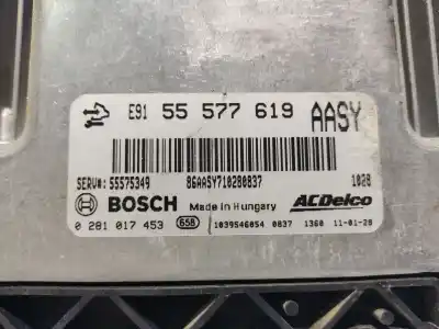 Автозапчасти б/у блок управления двигателем за opel insignia a (g09) 2.0 cdti (68) ссылки oem iam 55577619  