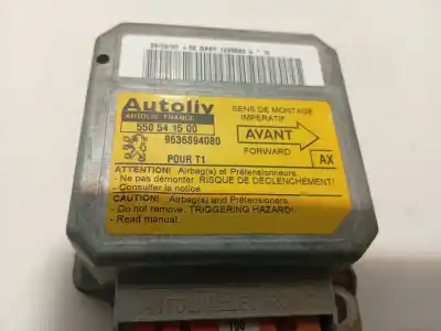 Автозапчастина б/у блок управління подушками безпеки для peugeot 206 fastback (2a/c) 1.4 i посилання на oem iam 9636894080  550541500