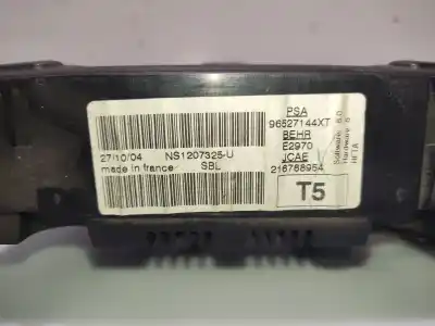 Автозапчастина б/у клімат-контроль для peugeot 307 sw (3h) 1.6 hdi 110 посилання на oem iam 96527144xt  216788954