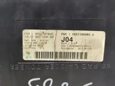 Автозапчастина б/у ебу контролер двигуна для peugeot 307 sw (3h) 1.6 hdi 110 посилання на oem iam 9656161880 9651197680a 0281011627 / 9651196980a