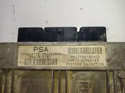 Second-hand car spare part ecu engine control for peugeot 206 fastback (2a/c) 1.4 i oem iam references 9641815780  9637706180