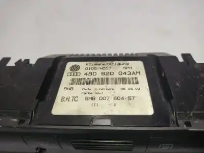 Pezzo di ricambio per auto di seconda mano controllo climatico per audi a6 c5 (4b2) 2.5 tdi riferimenti oem iam 4b0820043am  