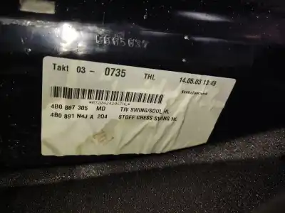 Автозапчастина б/у обкітка задніх лівіх дверей для audi a6 c5 (4b2) 2.5 tdi посилання на oem iam 4b0867305md  4b0891n4j