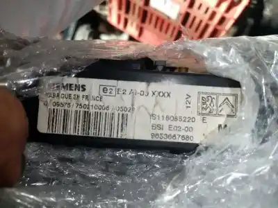 Peça sobressalente para automóvel em segunda mão módulo eletrônico por peugeot 206 fastback (2a/c) 1.4 hdi eco 70 referências oem iam s118085220  9653667680