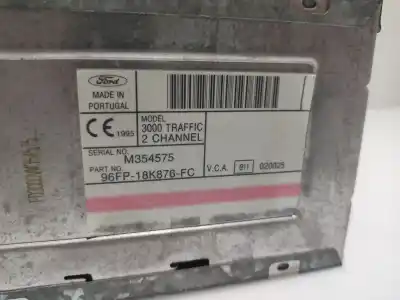 Автозапчастина б/у аудіо система / радіо cd для ford fiesta iv (ja_, jb_) 1.0 i посилання на oem iam 96fp18k876fc  