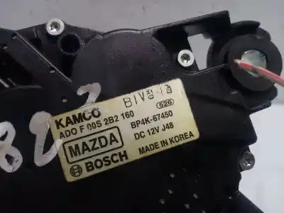 Автозапчастина б/у двигатель заднього склоочисника для mazda 3 (bk) 1.6 di turbo посилання на oem iam bp4k67450a  f00s2b2160