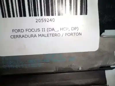 Second-hand car spare part trunk lock for ford focus ii (da_, hcp, dp) 1.6 tdci oem iam references 0104111190  3m51r442a66