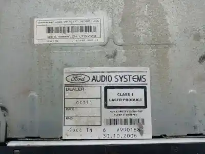 Second-hand car spare part audio system / radio cd for ford focus ii (da_, hcp, dp) 1.8 tdci oem iam references 1700624  4m5t18c815bk