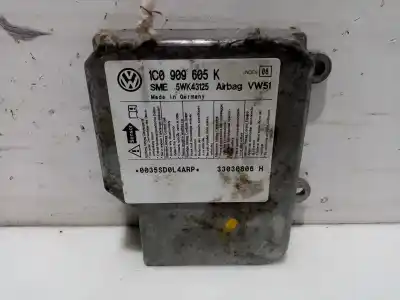 Gebrauchtes Autoersatzteil Steuergerät Airbag zum VOLKSWAGEN POLO IV SEDÁN (9A4, 9A2, 9N2, 9A6)  OEM-IAM-Referenzen 1C0909605K  5WK43125