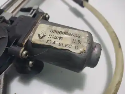 Second-hand car spare part rear right window regulator for renault laguna ii (bg0) * oem iam references 8200000558   Second-hand car spare part rear right window regulator for renault laguna ii (bg0) * oem iam references 8200000558