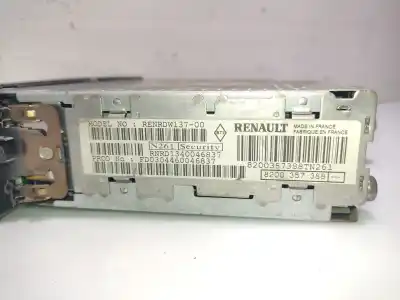 Second-hand car spare part audio system / radio cd for renault modus / grand modus (f/jp0_) 1.5 dci (fp0d, jp0d) oem iam references 8200357388  