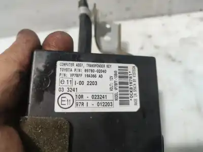 Peça sobressalente para automóvel em segunda mão módulo eletrônico por toyota auris (_e15_) 1.4 d-4d (nde150_) referências oem iam 8978002040  