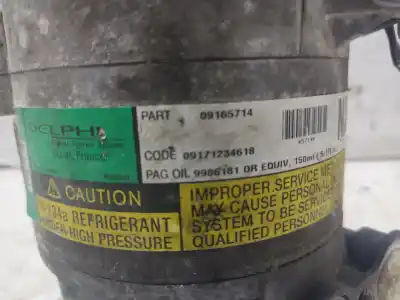 Автозапчасти б/у компрессор кондиционера воздуха за opel astra g sedán (t98) 1.6 16v (f69) ссылки oem iam 93176855 9174396 09165714