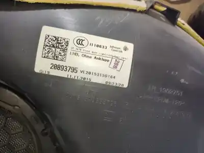 Автозапчастина б/у оббірка передніх дверей ліва для opel zafira tourer c (p12) 1.6 cdti (75) посилання на oem iam 20893795 1902751 340685796