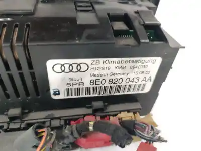Second-hand car spare part climate control for audi a4 berlina (8e) * oem iam references   8e0820043aa