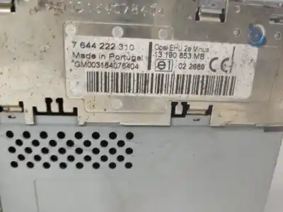 Second-hand car spare part audio system / radio cd for opel vectra c gts (z02) 1.9 cdti (f68) oem iam references  7644222310 13190853