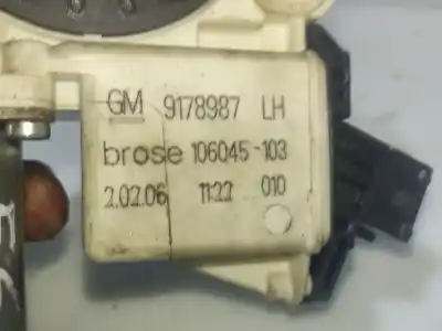 Second-hand car spare part left front window motor for opel vectra c gts (z02) 1.9 cdti (f68) oem iam references 9178987  106045103