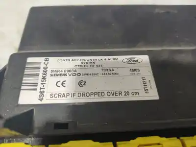 Second-hand car spare part electronic module for ford fusion (cbk) 1.6 tdci cat oem iam references  5wk48968a /5wk48862 4s6t15k600cb