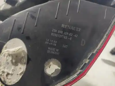 Автозапчастина б/у правий ліхтар для renault megane ii (bm0/1_, cm0/1_) 1.6 16v посилання на oem iam 8200127702 25k0086590242 8200127702e Автозапчастина б/у правий ліхтар для renault megane ii (bm0/1_, cm0/1_) 1.6 16v посилання на oem iam 8200127702 25k0086590242 8200127702e