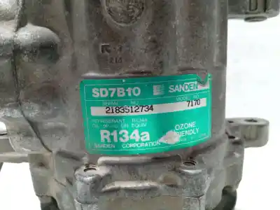 Peça sobressalente para automóvel em segunda mão compressor de ar condicionado a/a a/c por opel corsa b (s93) 1.7 d (f08, f68, m68) referências oem iam 2183512734 55703721 sd7b10