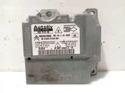 Pezzo di ricambio per auto di seconda mano Centralina Airbag per CITROEN C4 I (LC_) 1.6 HDI Riferimenti OEM IAM 9662643980 603726100 