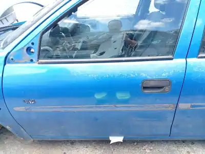 Автозапчасти б/у левая передняя дверь за opel corsa b (s93) 1.7 d (f08, f68, m68) ссылки oem iam 90535123  