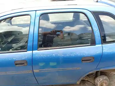 Автозапчасти б/у задняя левая дверь за opel corsa b (s93) 1.7 d (f08, f68, m68) ссылки oem iam 90532717