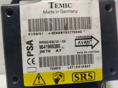 Автозапчастина б/у блок управління подушками безпеки для citroen c5 i (dc_) 2.0 hdi (dcrhzb, dcrhze) посилання на oem iam 9641968380  