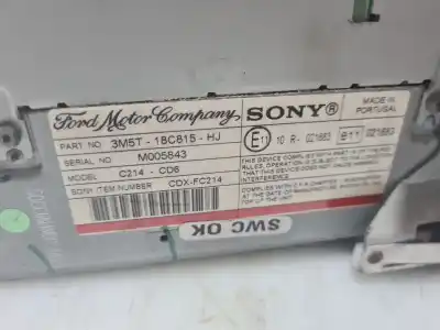 Автозапчастина б/у аудіо система / радіо cd для ford focus c-max (cap) trend (d) посилання на oem iam 1830410  3m5t18c815hj