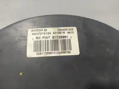 Автозапчастина б/у гальмівний серво для fiat idea (135) 1.4 посилання на oem iam 9944727 0204051005 51725661